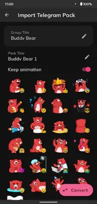 StickerConv for WA & Telegram android App screenshot 1